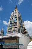 The Mahabodhi Paya is built in the style of the famous Mahabodhi Temple in Bodhgaya, India.<br/><br/>

The golden stupa of the Shwedagon Pagoda rises almost 100 m (330ft) above its setting on Singuttara Hill and is plated with 8,688 solid-gold slabs. This central stupa is surrounded by more than 100 other buildings, including smaller stupas and pavilions.<br/><br/>

The pagoda was already well established when Bagan dominated Burma in the 11th century. Queen Shinsawbu, who ruled in the 15th century, is believed to have given the pagoda its present shape. She also built the terraces and walls around the stupa.<br/><br/>

The giant stupa has a circumference at platform level of 433 m (1,420ft), with its octagonal base ringed by 64 smaller stupas.