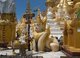 Burma / Myanmar: The Tuesday Corner, used by Buddhist devotees born on a Tuesday to bathe the Buddha statue with water, Shwedagon Pagoda complex, Yangon (Rangoon)